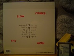 THE WORK Slow Crimes LP+7″/1982 UK/Experimental/Art Rock/Post Punk/Henry Cow/DNA