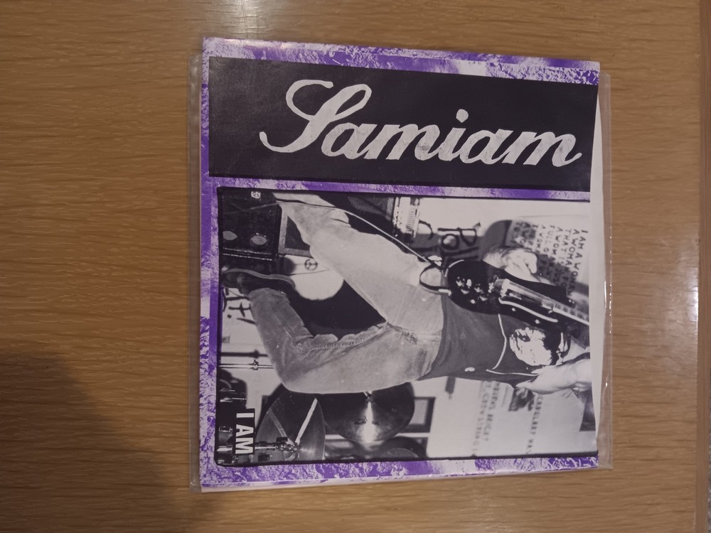 Samiam 1989 I Am Lookout Records LP Vinyl Record #24 Plastic Slipcover