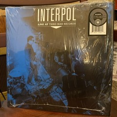 INTERPOL Live at Third Man Records limited edition LP Black Vinyl – NM