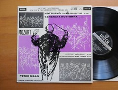 SXL 2196 ED1 Mozart Notturna Four Orchestras Peter Maag 1960 Decca WBG 1st