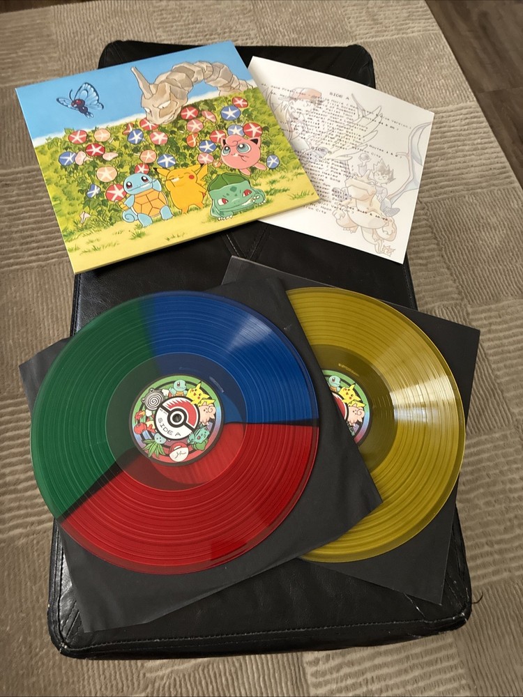 Pokemon Red Blue Yellow 2LP Vinyl Record Nintendo Game Boy RBY VGM OST POKÉMON