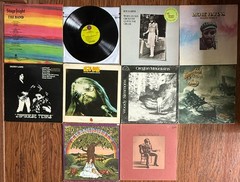Lot of 10 70’s Roots Americana Folk Vinyl LPs The Band Denny Laine Leon Russell