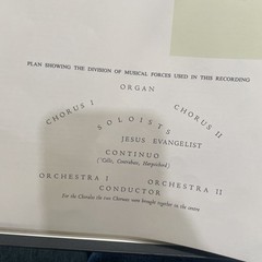 J.S. Bach St. Matthew Passion Otto Klemperer 5Lp Box 1962 Angel Sung In German