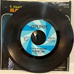 ROLLING STONES Satisfaction / Under Assistant (1965) 7″ Vinyl Record 45RPM – VG+