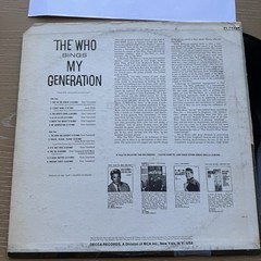 1967 The Who My Generation US Pressing LP Deca Vinyl Record RARE Copy