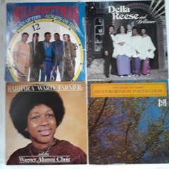 Lot of 24 Vtg Near Mint 70s-80s Black Gospel Singers & Choirs 33 RPM Records