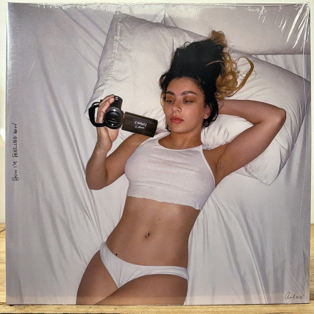 Charli xcx How I’m Feeling Now 5 Year Anniversary Clear Glitter Vinyl Record