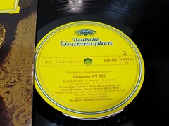 Herbert Von Karajan, Mozart Requiem KV 626, 12″ Vinyl LP. Good/VG+