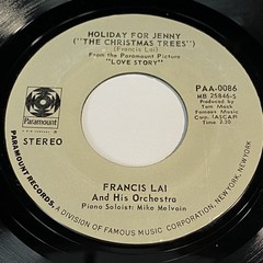 Francis Lai: Snow Frolic / Holiday For Jenny 45 – Paramount