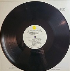An Evening In December FIRST CALL Cynthia Clawson 1985 LP Christmas vinyl