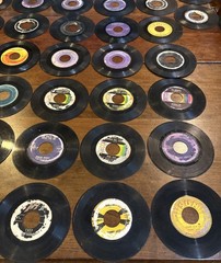 Lot of 51 Vintage 45 RPM Vinyl Records Johnny Cash Brenda Lee Hank Thompson Sun