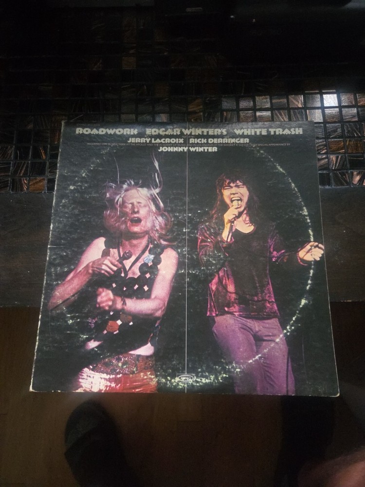 🔥Edgar Winter’s White Trash ‎– Roadwork Vinyl, LP 1972 Epic ‎– KEG 31249