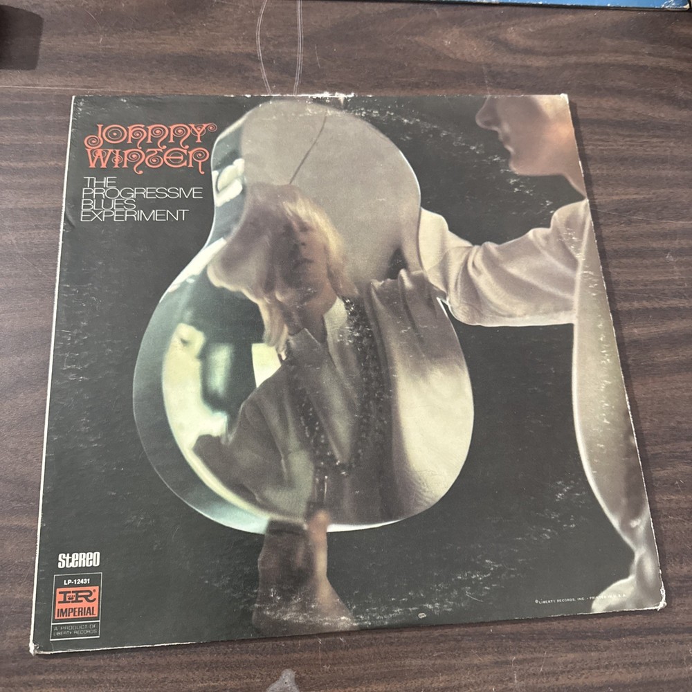 JOHNNY WINTER The Progressive Blues Experiment Imperial LP 12431 vinyl album lp