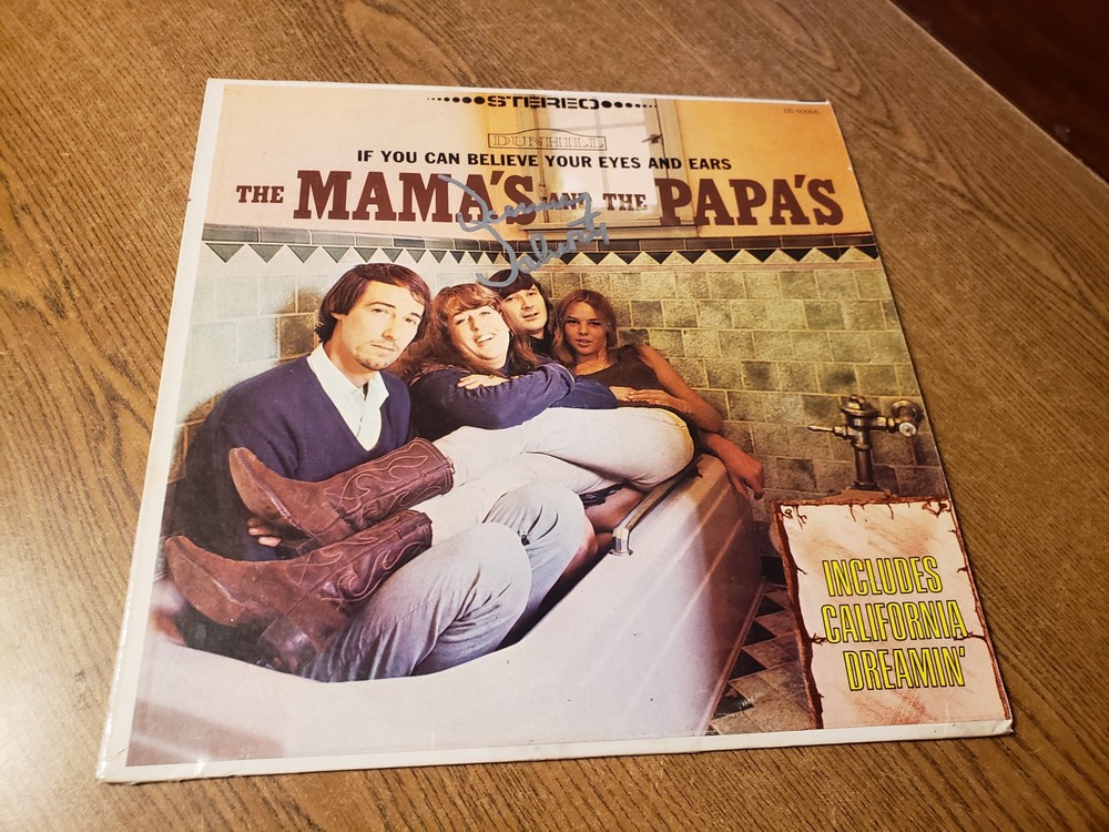 denny doherty autographed 1960s VG+ Mama’s & Papa’s If You Can LP33 see notes!