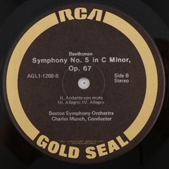 Beethoven, Schubert, Munchl – Symphony No. 5, 8 – 197 Stereo LP Record AGL1-1268