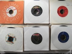 Record lot 45 rpm VG+/NM- 100+ vinyl w/ sleeves pop rock 50s/60s FREE SHIP 5M