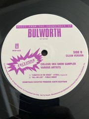 Bulworth The Soundtrack PUBLIC ENEMY-EVE-RZA-B REAL 1998 Interscope VG+