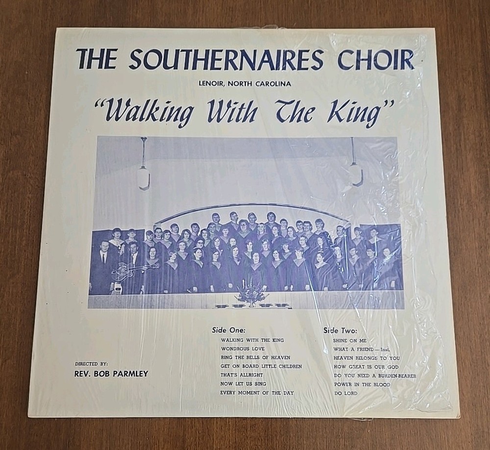 The Southernaires Choir Walking With The King LP Private Press