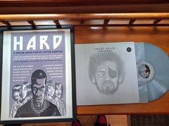 Danger Mouse Gray Album On Gray Vinyl Ltd/100 & Justin Hampton Hard Poster Jay Z