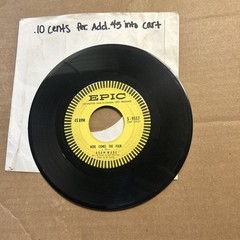 Adam Wade Here Comes The Pain/They’ll Be No Teardrops Tonight Epic 45 There’ll
