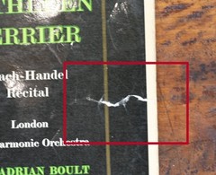 Decca SXL2234 ED1‑WBg Kathleen Ferrier Bach‑Handel Recital Boult FFSS Sleeve Spl