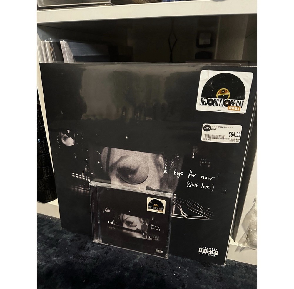 Ariana Grande K Bye for Now (SWT Live) 3 LP Limited Edition RSD BUNDLE