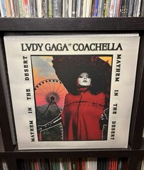 Lady Gaga – Mayhem In The Desert Live At Coachella LP Red White Vinyl New Sealed