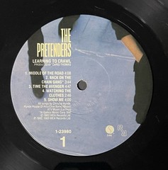 THE PRETENDERS LEARNING TO CRAWL 1983 LP Vinyl Record Rock Pop 1-23980