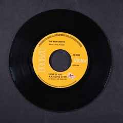 BLUE MASKS: hello! hello! / love is not a falling star RCA 7″ Single 45 RPM