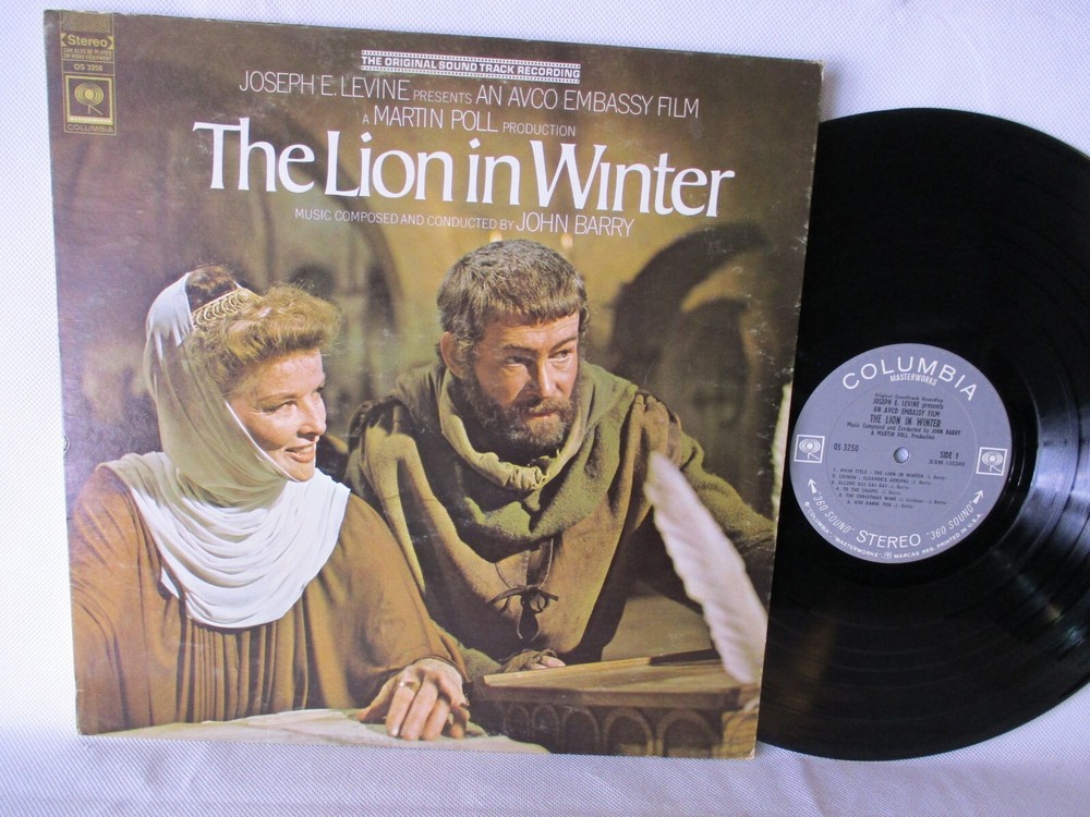 The Lion In Winter 1968 VG+ John Barry Peter O’Toole Katharine Hepburn Record