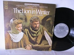 The Lion In Winter 1968 VG+ John Barry Peter O’Toole Katharine Hepburn Record