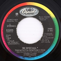 38 Special – Teacher Teacher / Twentieth Century Fox – 1984 45 rpm Winch B-5405