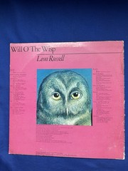 Leon Russell “Will O’ The Wisp” Vinyl, US, 1975, Gloversville Press, Inner, VG