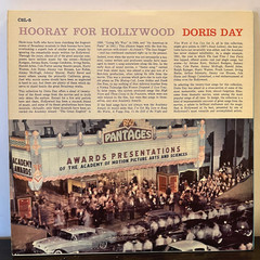 DORIS DAY – Hooray For Hollywood (1958 Six-Eye) – 12″ Vinyl Record 2xLP – VG+