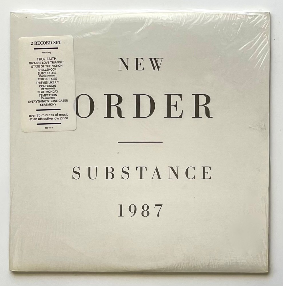 SEALED! Vtg 1987 NEW ORDER Album SUBSTANCE 1987 Record 1ST PRESSING Vinyl 2Lp OG