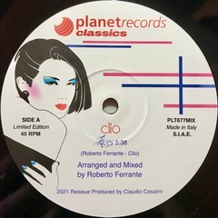 CLIO – Faces (Vinyl 12-inch Single, 45 RPM) – Made in Italy, New/Sealed