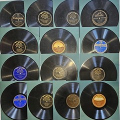 Fourteen 78 RPM 10″ Records Lot #ANV: Prewar Popular, Dance, etc. 1900s – 1930s