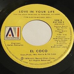 El Coco: Dancing In Paradise / Love In Your Life 45 – AVI Records – Disco