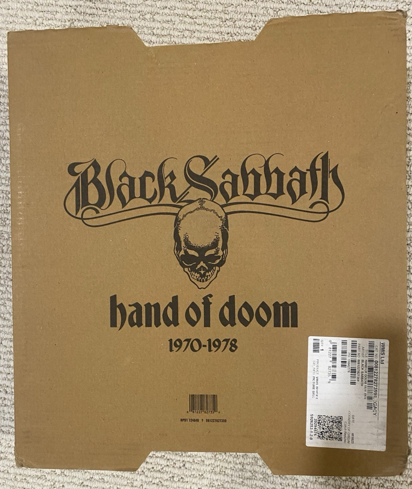 BLACK SABBATH Hand of Doom 1970-1978 8LP Picture Disc Box Set BRAND NEW & SEALED