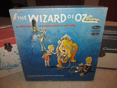 THE WIZARD Of OZ – Rare 4 Vinyl Lp Box Set & Book – Vintage 1960 L. Frank Baum