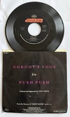Cinderella Nobody’s Fool Push Push Mercury 884 851 45rpm (1986) W/PS! USA 7”