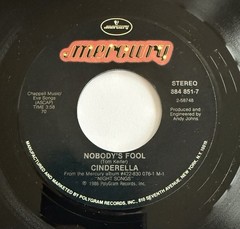 Cinderella Nobody’s Fool Push Push Mercury 884 851 45rpm (1986) W/PS! USA 7”