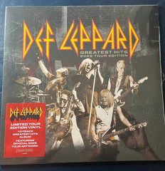 Def Leppard Greatest Hits ’26 Tour Red Vinyl + Signed Art Card – SHIPS FROM USA