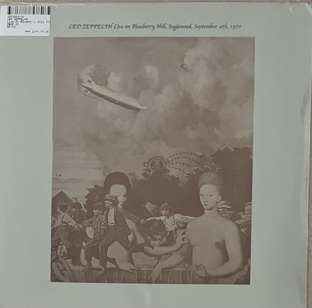 Led Zeppelin Live On Blueberry Hill 1970 Limited Edition Vinyl Double LP *READ*