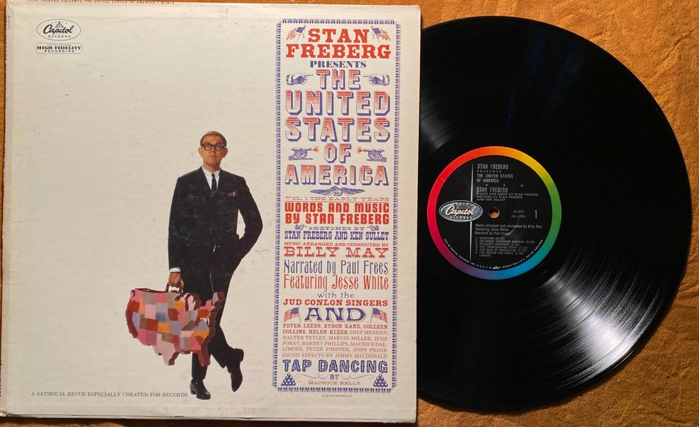 Stan Freberg Presents The United States Of America LP Capitol # W-1573 Mono 1961