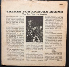 Guy Warren Sounds Themes for African Drums LP RCA Victor LSP-1864 Jazz VG 1959