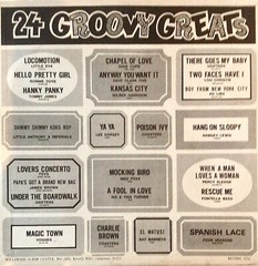 24 GROOVY GREATS-LP, Columbia #714-Hollywood Album RARE RED LABEL -From 1965