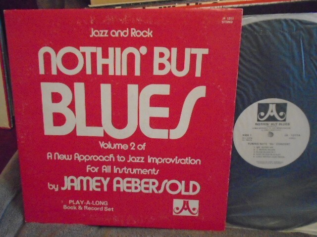 RARE OOP Jamey Aebersold LP VINYL Nothin’ But the Blues 1978 jazz Rufus Reid JA