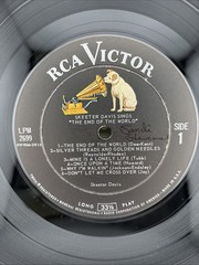 Skeeter Davis•Sings The End Of The World LSP 2699•1st Press’63 VG+++-M