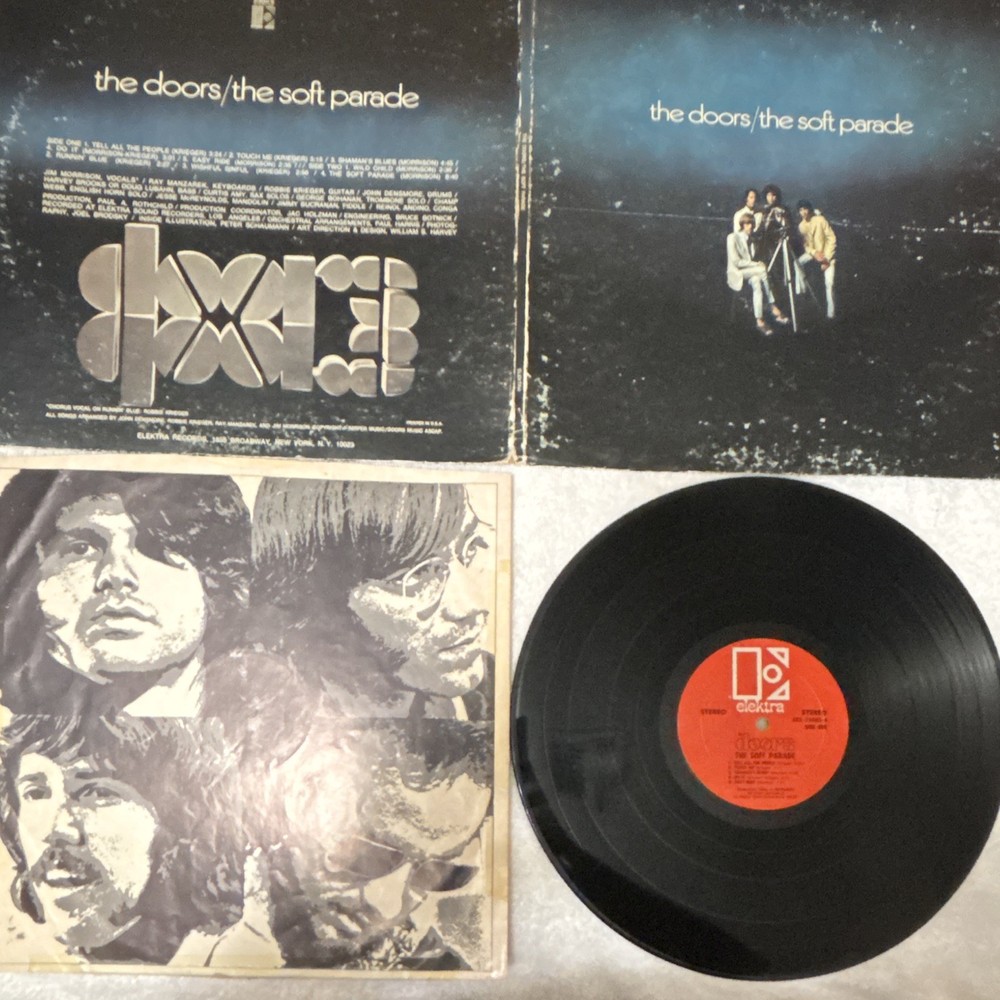 The Doors The Soft Parade 12″ Stereo Black Vinyl Rock LP Elektra EKS-75005